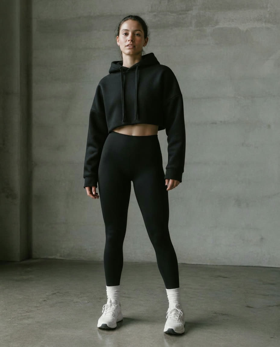 Hoodie crop REST